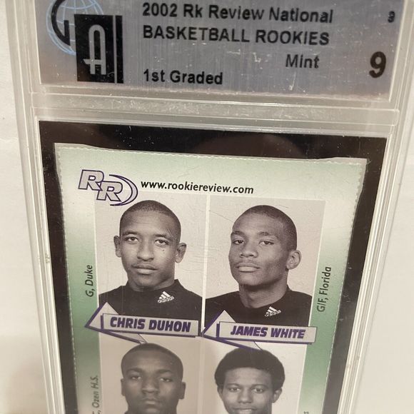 2002 Rookie Review National Basketball Rookies, GA 1St Graded, Mint 9, Perkins - Picture 5 of 6